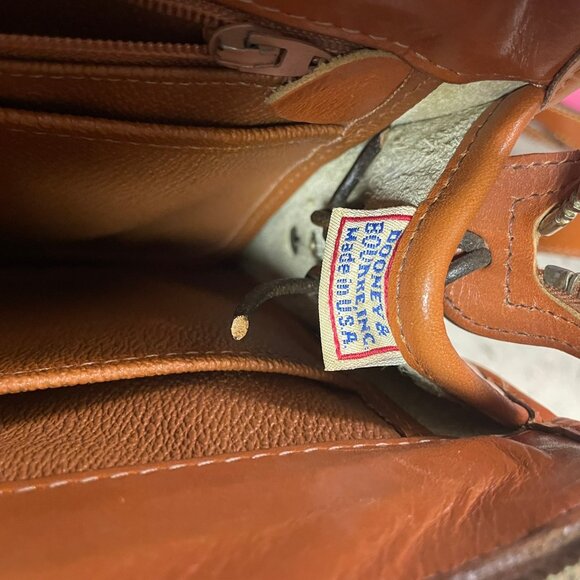 Vintage DOONEY & BOURKE All Weather Leather Bag Pebbled w/ Top Handles Crossbody - Picture 13 of 15